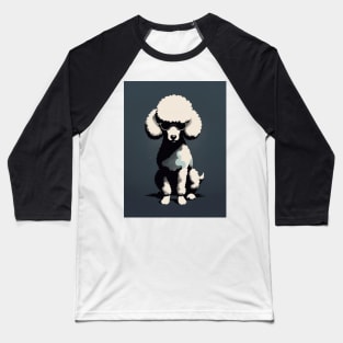 Poodle Dog 4 - Japanese Old Vintage Baseball T-Shirt